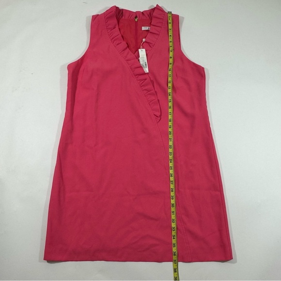 New Trina Turk Atlantis Ruffle Trim Shift Dress Watermelon - Picture 8 of 8